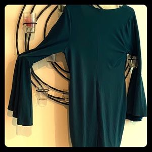 Forever 21 V-neck Mini Dress with Bell Sleeves